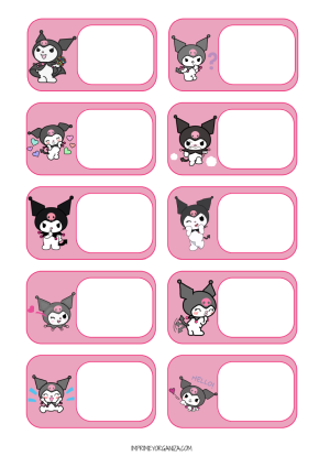 Etiquetas Kuromi